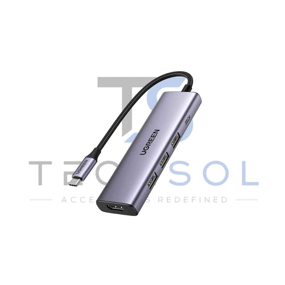 UGreen Revodok 5-in-1 USB-C Multiport Hub | UGreen 15596 | Tech Sol