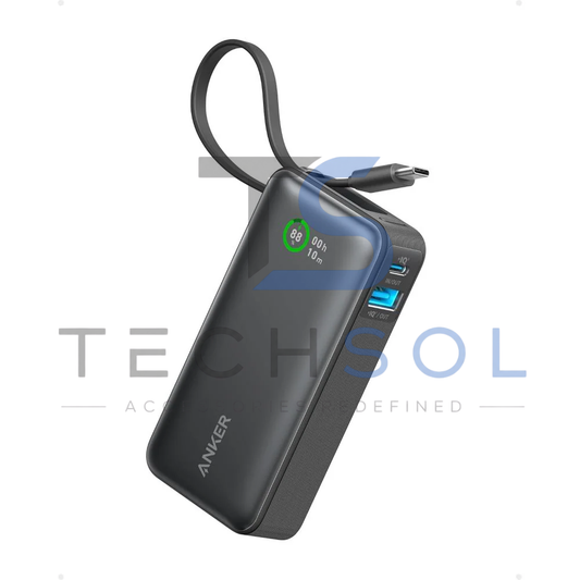 Anker 10000 mAh 30W PowerBank - Type C Built-in Cable | Anker 1259 | Tech Sol