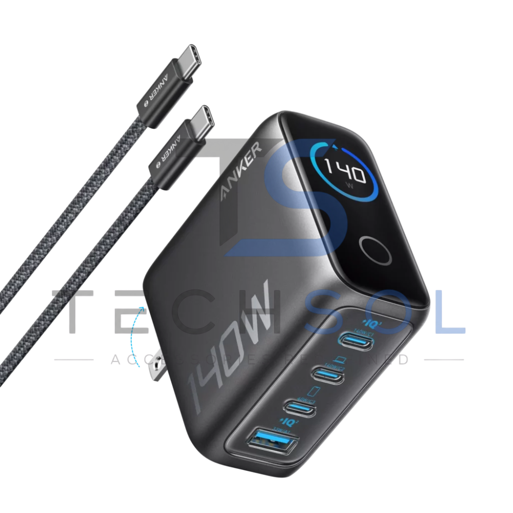 Anker Zolo 140W Wall Charger with C-to-C Cable | Anker B2697 | Tech Sol